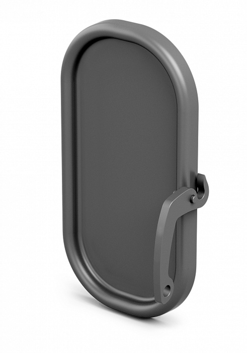 Дверца Огонь-Батарея Лайт (антрацит)