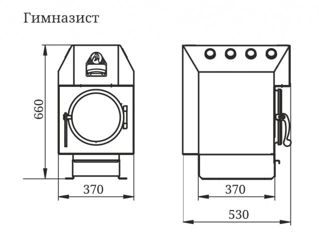 Печь отопительная Гимназист - купить на официальном сайте TMF