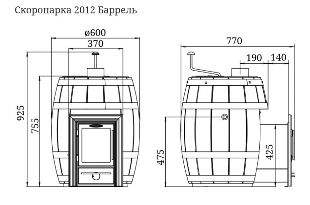 Скоропарка Баррель 2012 Inox - смотреть на официальном сайте TMF