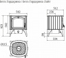 дарика габариты Печь отопительная Бета Гардарика - купить на официальном сайте TMF