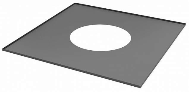 Лист проходки TMF 680х680 ф300, антрацит